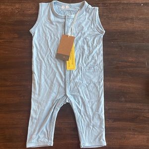 NWT Kyte baby sleeveless romper, snap